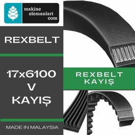 V-17x6100 REXBELT KAYIŞ (DÜZ) (MALEZYA MALI) 17*6100